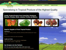 Tablet Screenshot of elsoltropicals.com